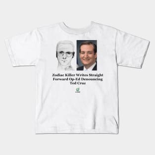 Ted Cruz Zodiac Headline Kids T-Shirt